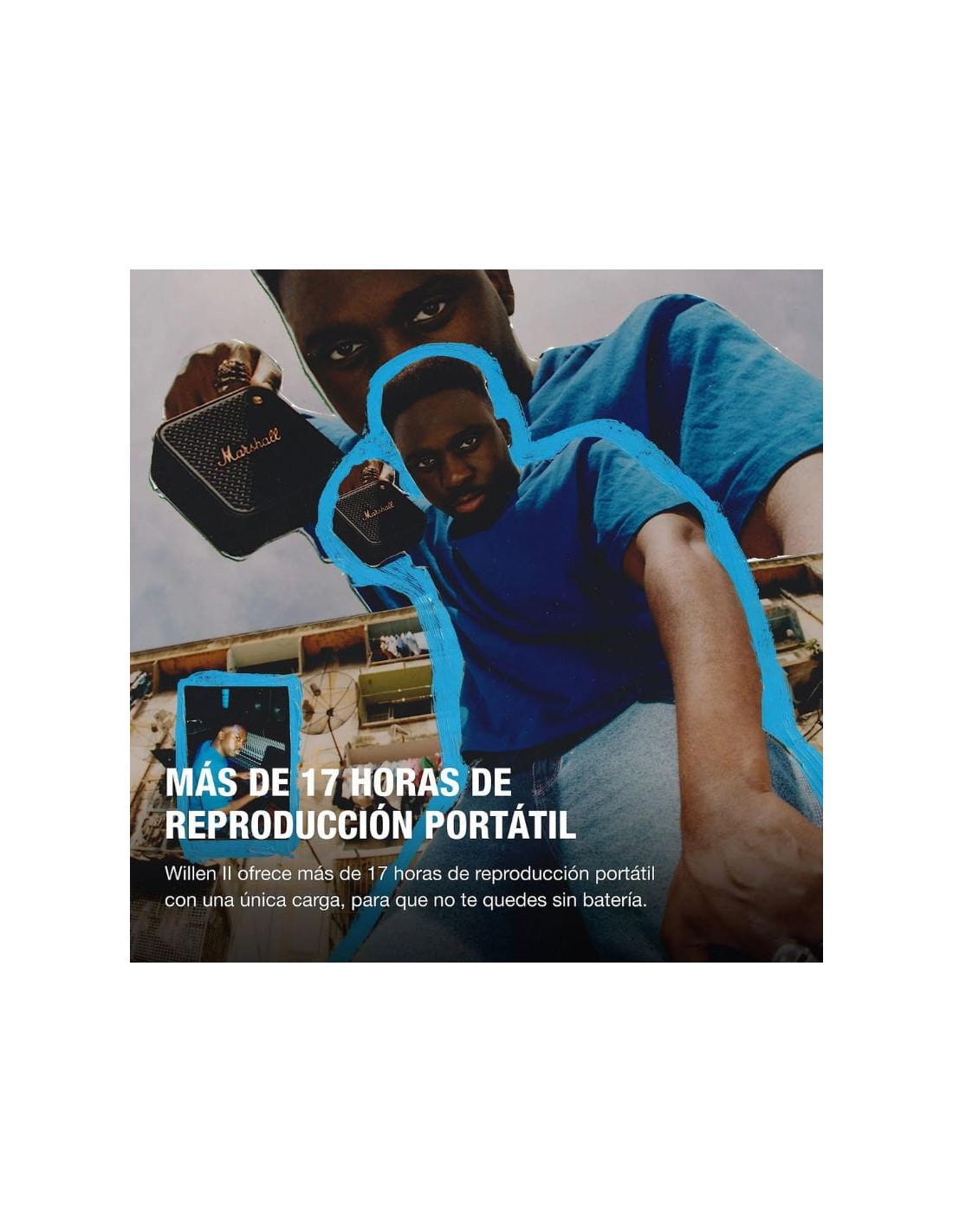 Altavoz Bluetooth Marshall Willen II en Logroño