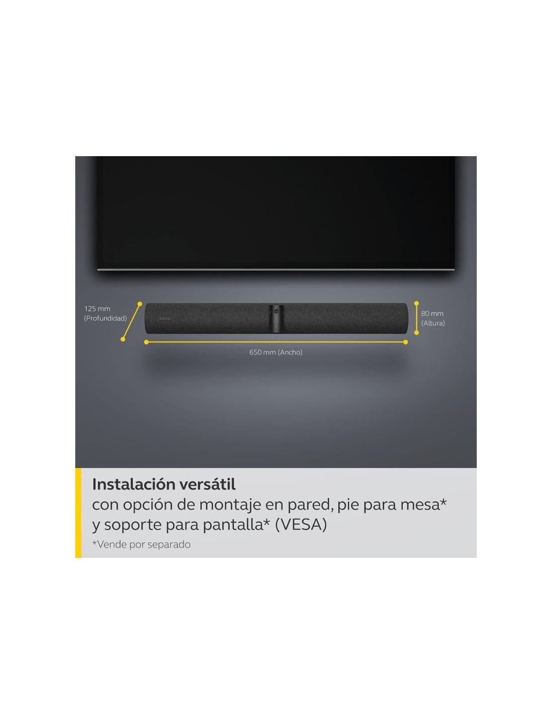 JABRA PANACAST 50 Barra de Vídeo Inteligente 30fps en Logroño