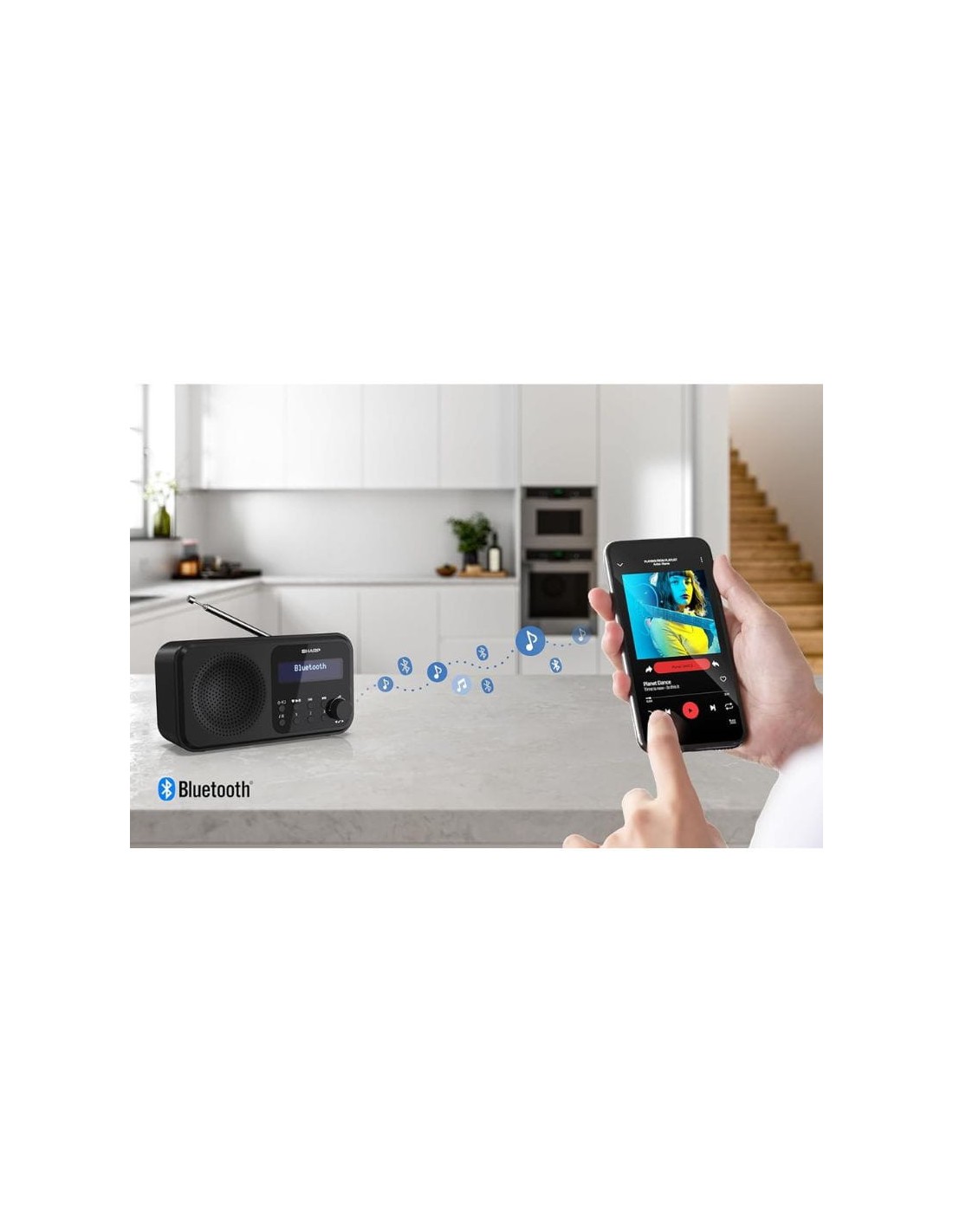 Sharp DR-P420 Bluetooth DAB+ FM Radio digital portátil en Logroño