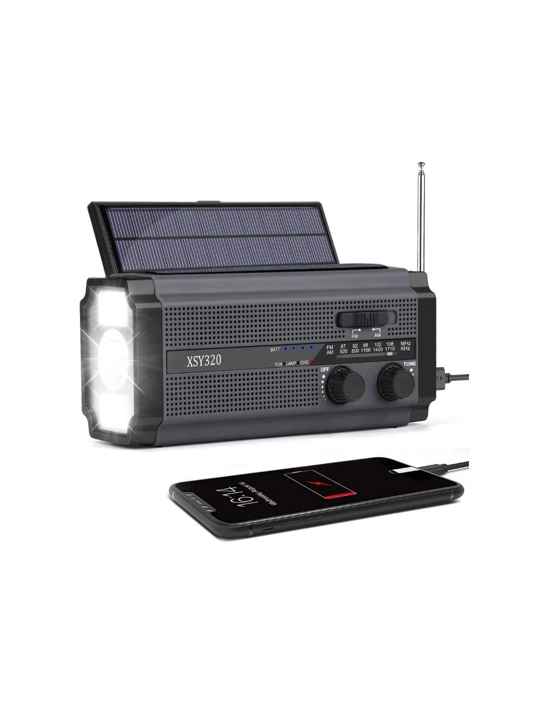 Radio de emergencia portátil XSY320 en Logroño