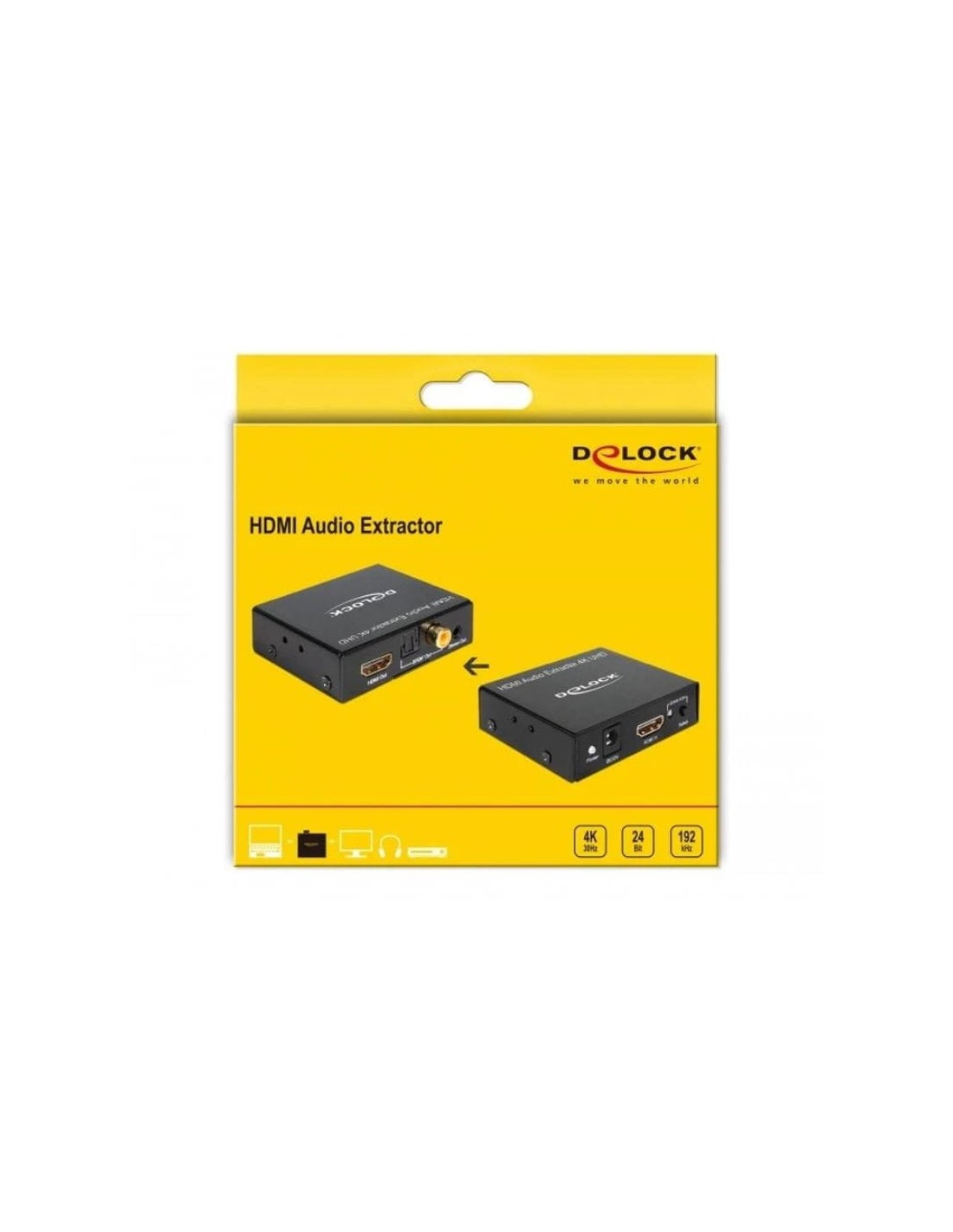 Delock Extractor de audio HDMI 4K 30 Hz en Logroño