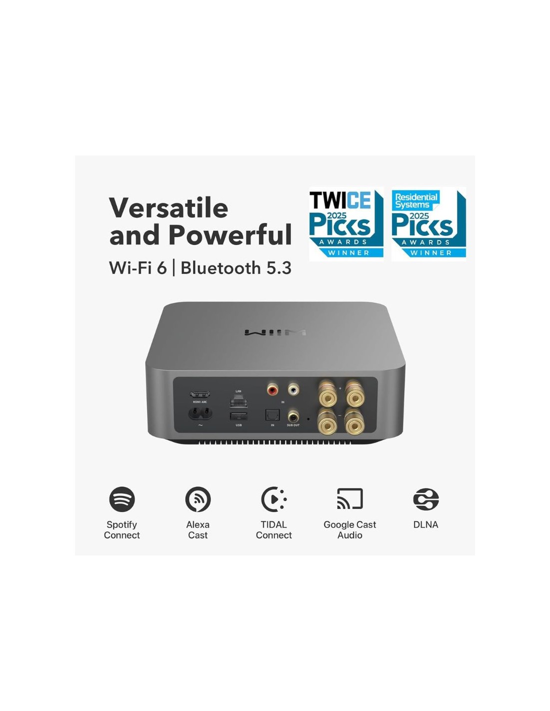 WiiM Amp Pro Bluetooth Amplificador de sonido en Logroño
