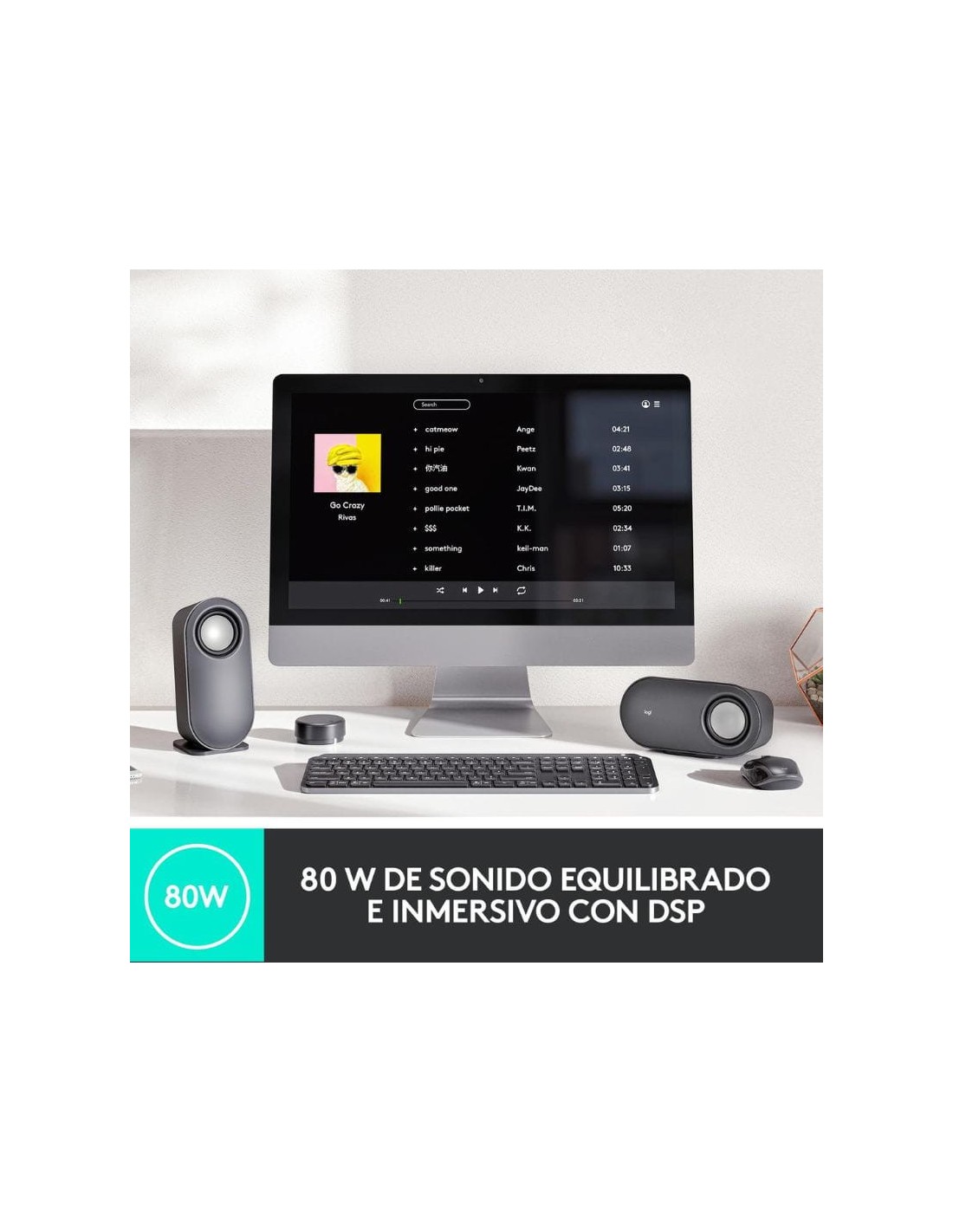 Altavoces PC Logitech Z407 2.1 en Logroño