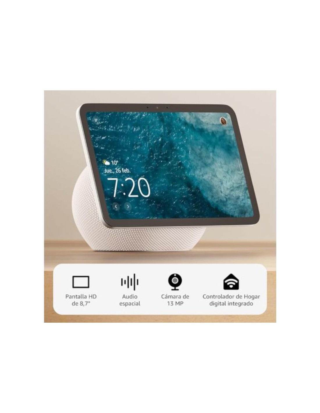 Altavoz inteligente Amazon Echo Show 8 2025 WiFi en Logroño