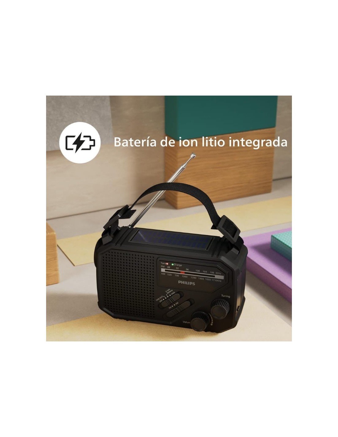 Philips TAR1609/00 Analógica con Linterna FM Radio portátil en Logroño