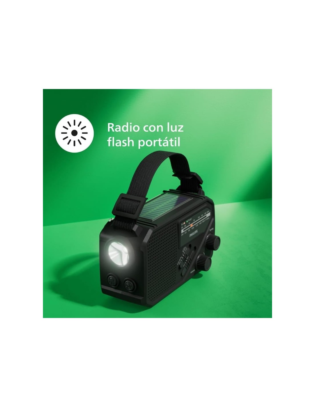 Philips TAR1609/00 Analógica con Linterna FM Radio portátil en Logroño