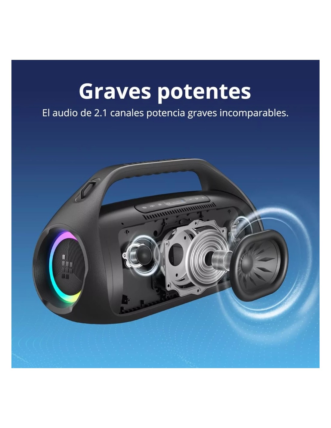 Altavoz de fiesta Tronsmart Bang 2 2.1 función power bank en Logroño