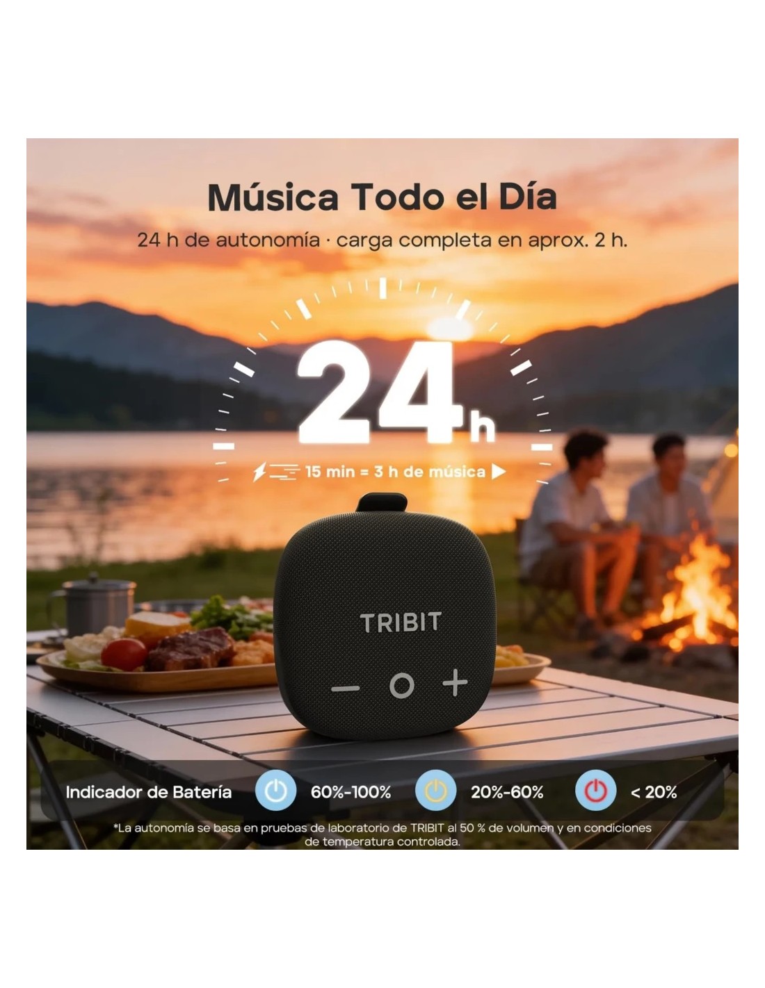 Altavoz Bluetooth Tribit StormBox Micro 3 con Sonido XBass en Logroño