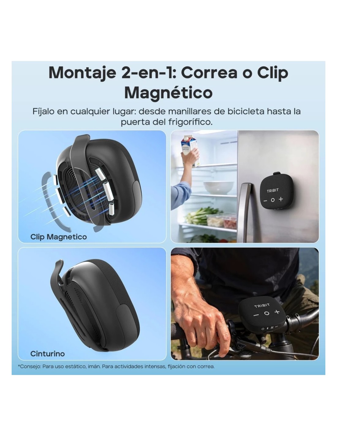 Altavoz Bluetooth Tribit StormBox Micro 3 con Sonido XBass en Logroño