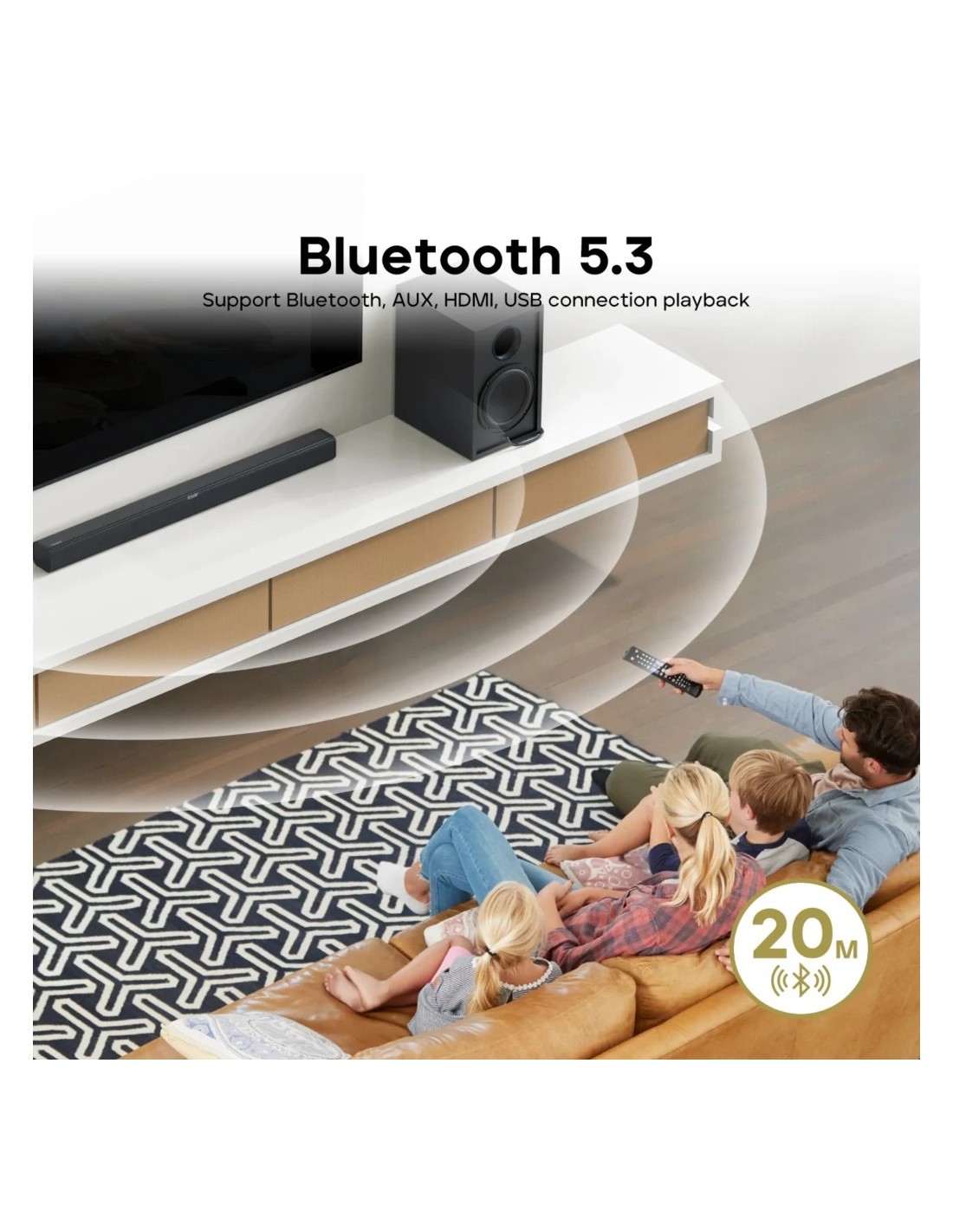 Barra de sonido Tribit Soundbar 6 Entradas 2.2 en Logroño