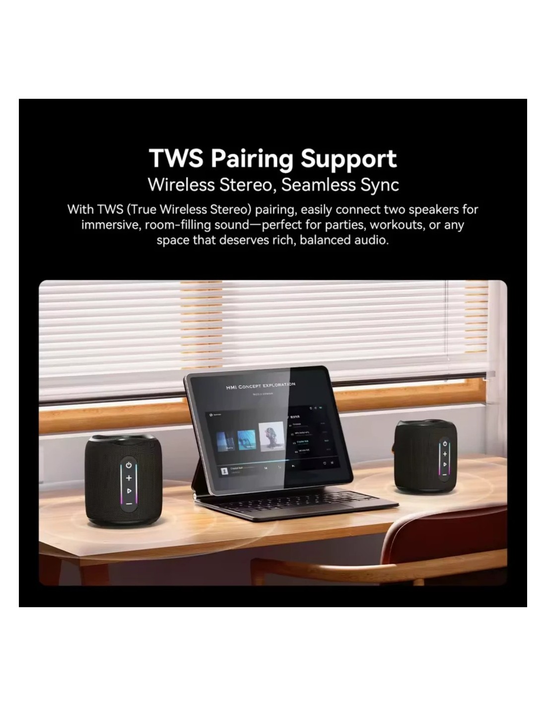 Altavoz Bluetooth Blackview AuraBass 2 en Logroño