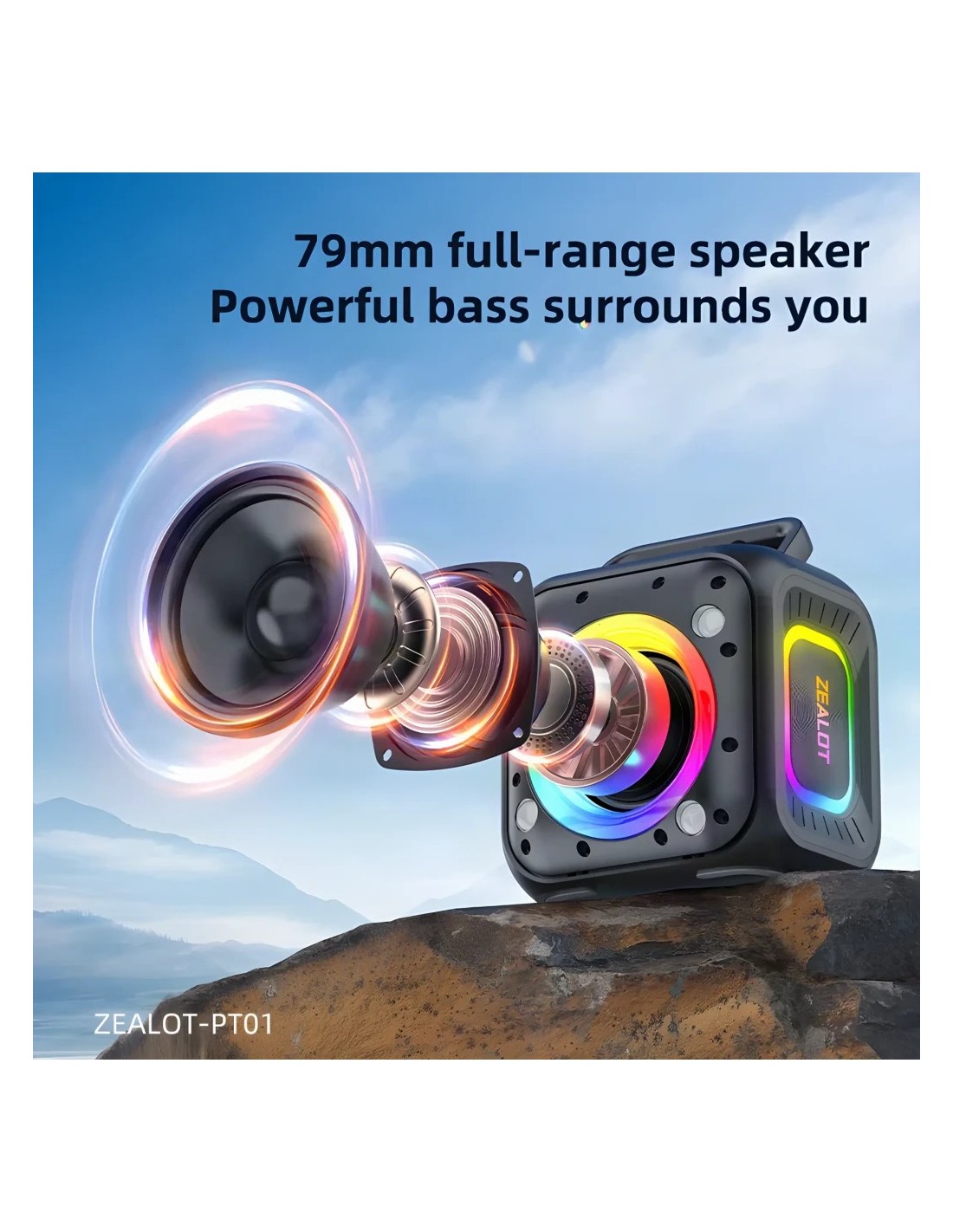 Altavoz Bluetooth Zealot PT01 en Logroño