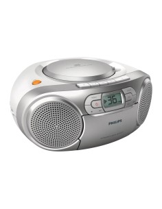 Philips AZ127/12 FM Red o pilas LR14 Entrada 3,5mm LCD Radiocasete 2