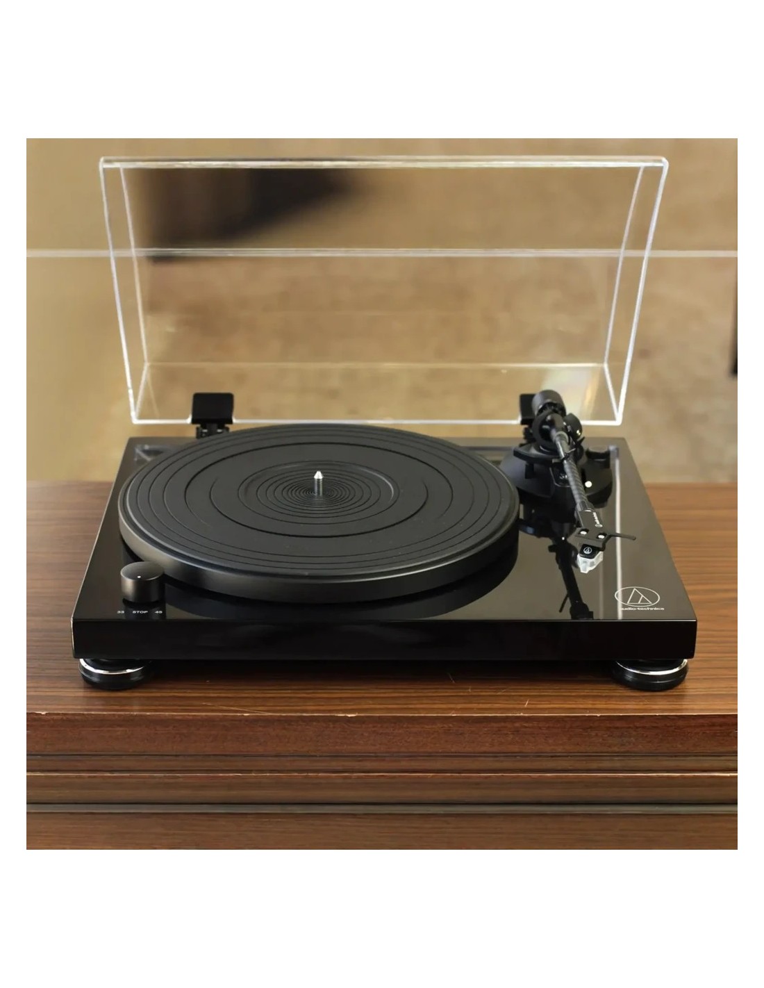 Audio-Technica AT-LPW50PB Preamplificador Phono/Line RIAA tracción por