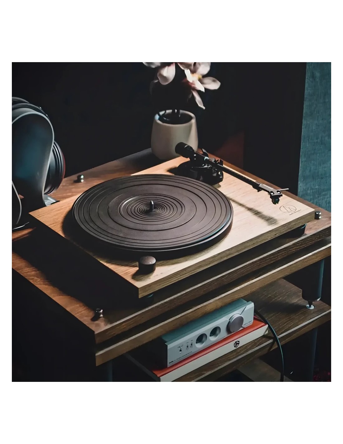 Audio-Technica AT-LPW40WN Preamplificador Phono Integrado tracción por