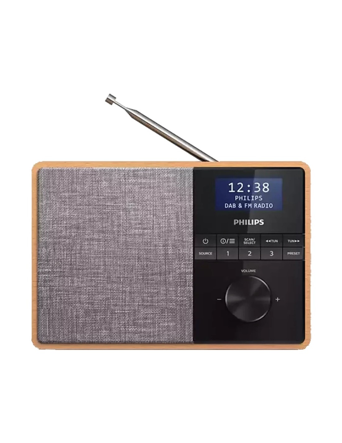 Philips TAR5505/10 DAB, DAB+, FM Red eléctrica/Pilas Bluetooth Radio