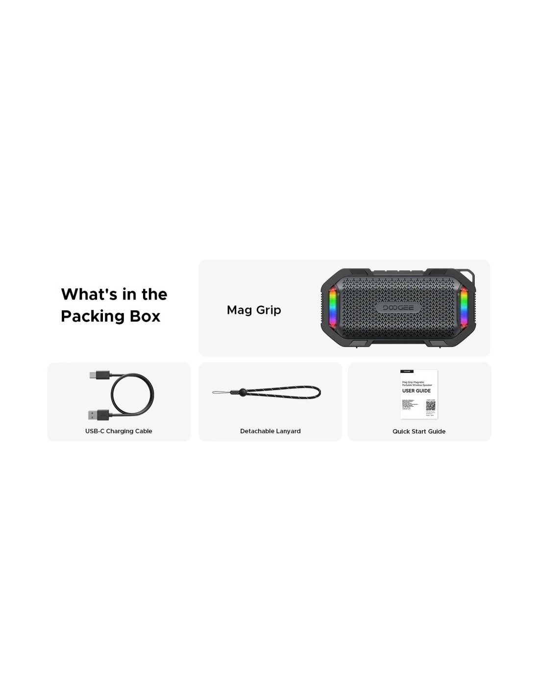 Altavoz Bluetooth Doogee Mag Grip Mini en Logroño