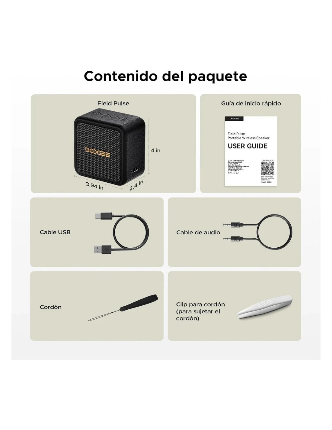 Altavoz Bluetooth Doogee Field Pulse en Logroño