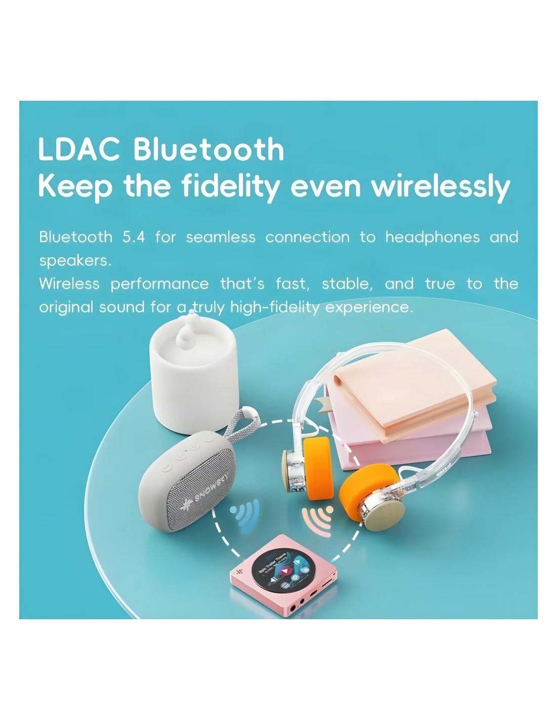 FiiO Snowsky DISC Doble DAC CS43131 Bluetooth LDAC Hi-Res 1,8 pulgadas