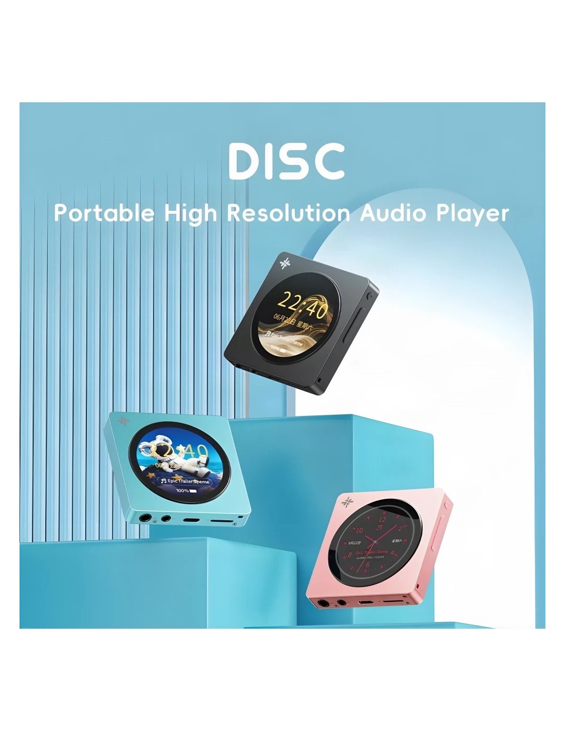 FiiO Snowsky DISC Doble DAC CS43131 Bluetooth LDAC Hi-Res 1,8 pulgadas