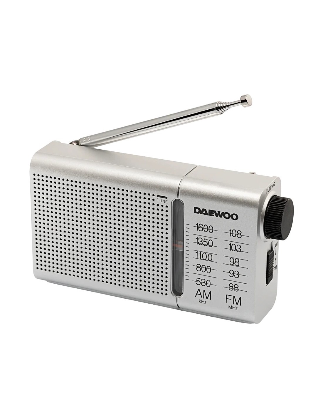 Daewoo DW1037 AM/FM 2 pilas AA Radio portátil en Logroño