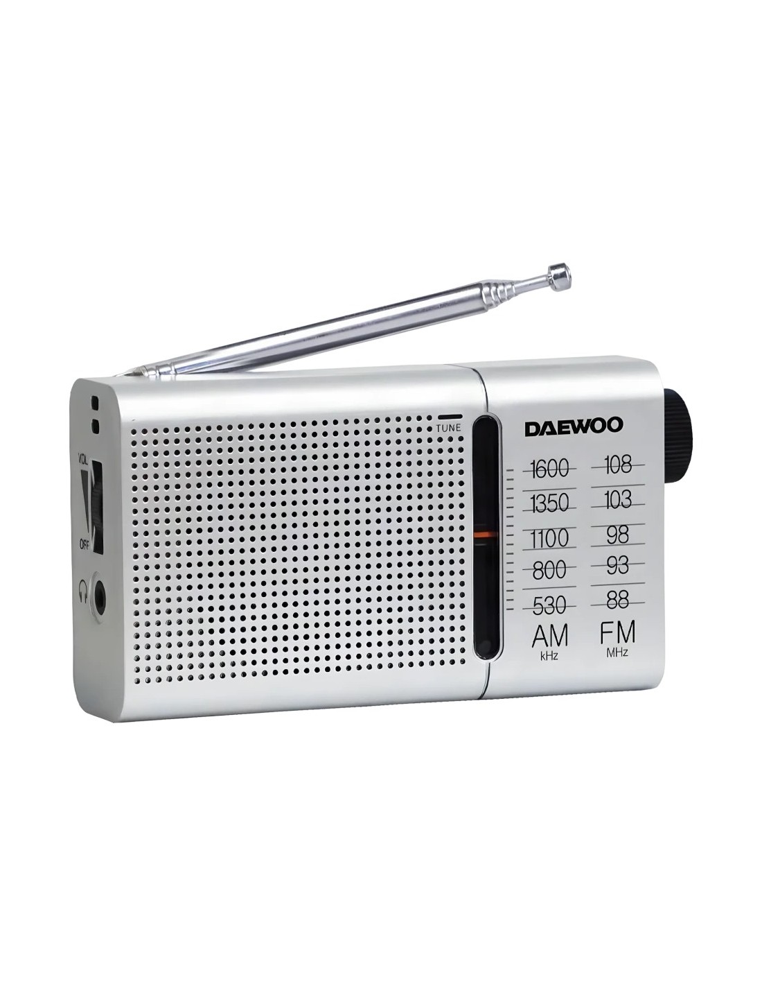 Daewoo DW1037 AM/FM 2 pilas AA Radio portátil en Logroño