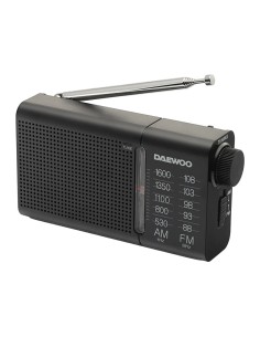 Radio portátil Daewoo AM/FM A pilas Jack 3,5 mm DW1119 en Logroño