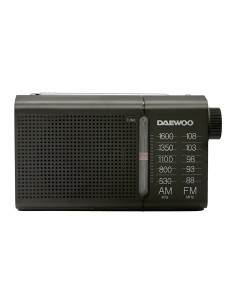 Radio portátil Daewoo AM/FM A pilas Jack 3,5 mm DW1119 en Logroño 2
