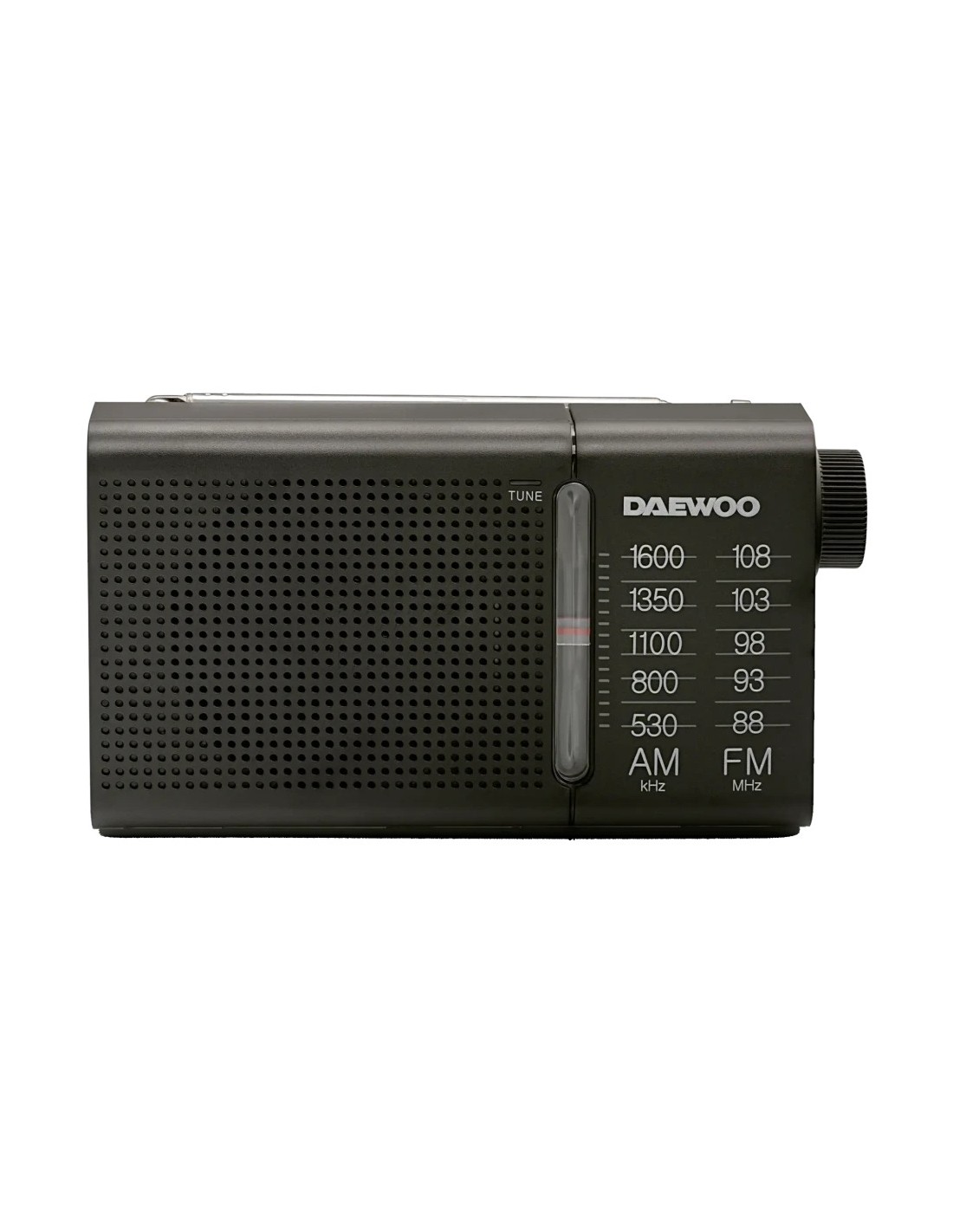 Radio portátil Daewoo AM/FM A pilas Jack 3,5 mm DW1119 en Logroño
