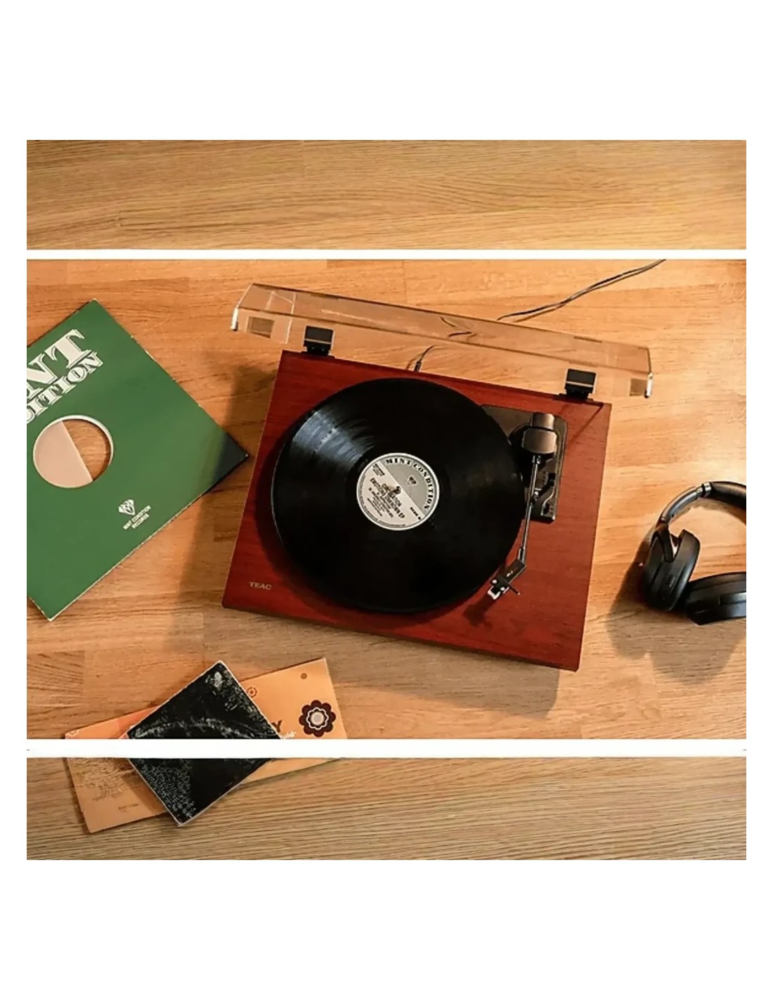 TEAC TN-180BT-A3 Bluetooth3/45/78 rpm tracción por correa Tocadiscos