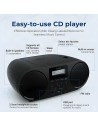 Philips TAZ6000/10 DAB, DAB+, FM Bluetooth Reproductor de CD portátil