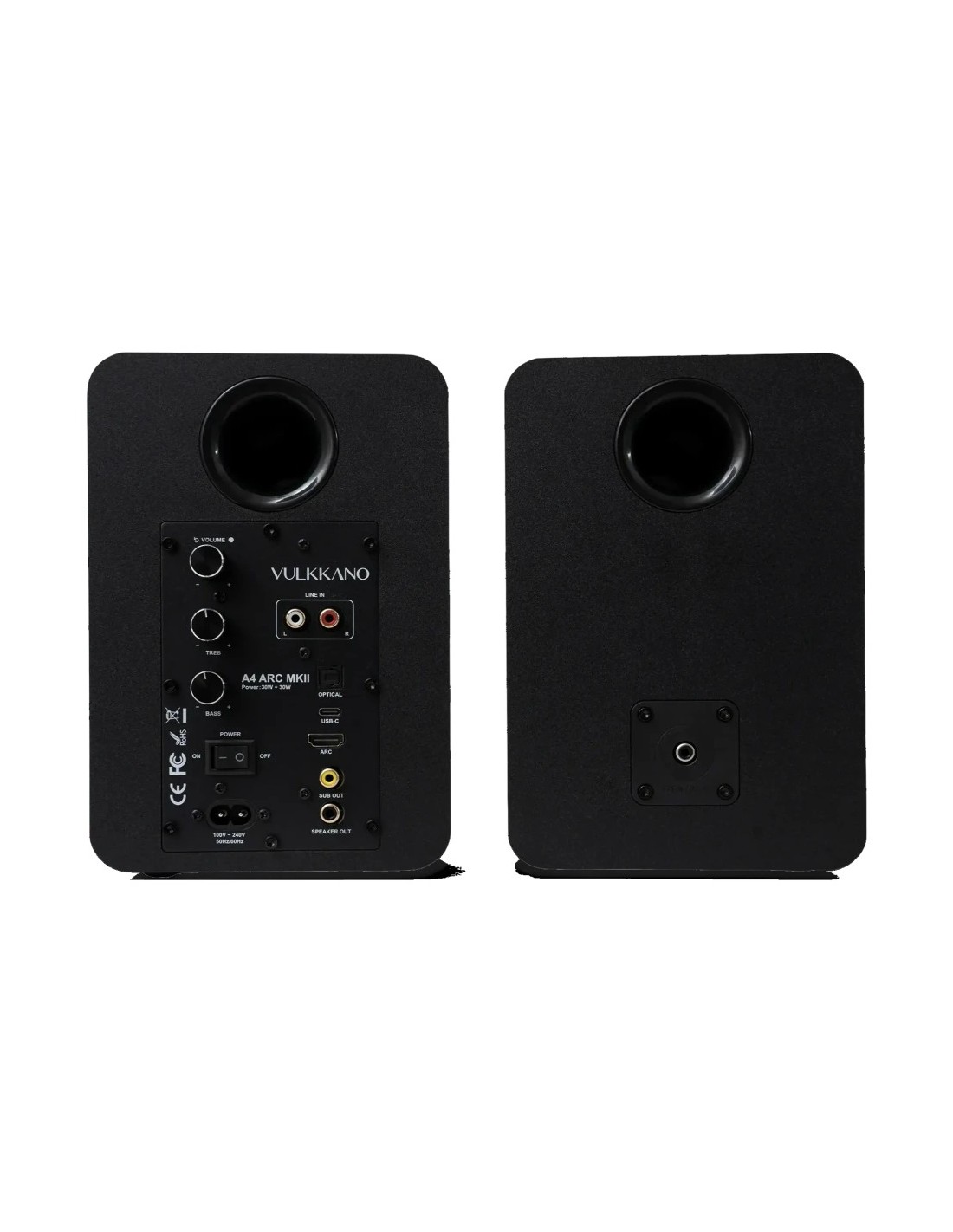 Altavoces PC Vulkkano A4 Arc MKII HDMI ARC óptica en Logroño