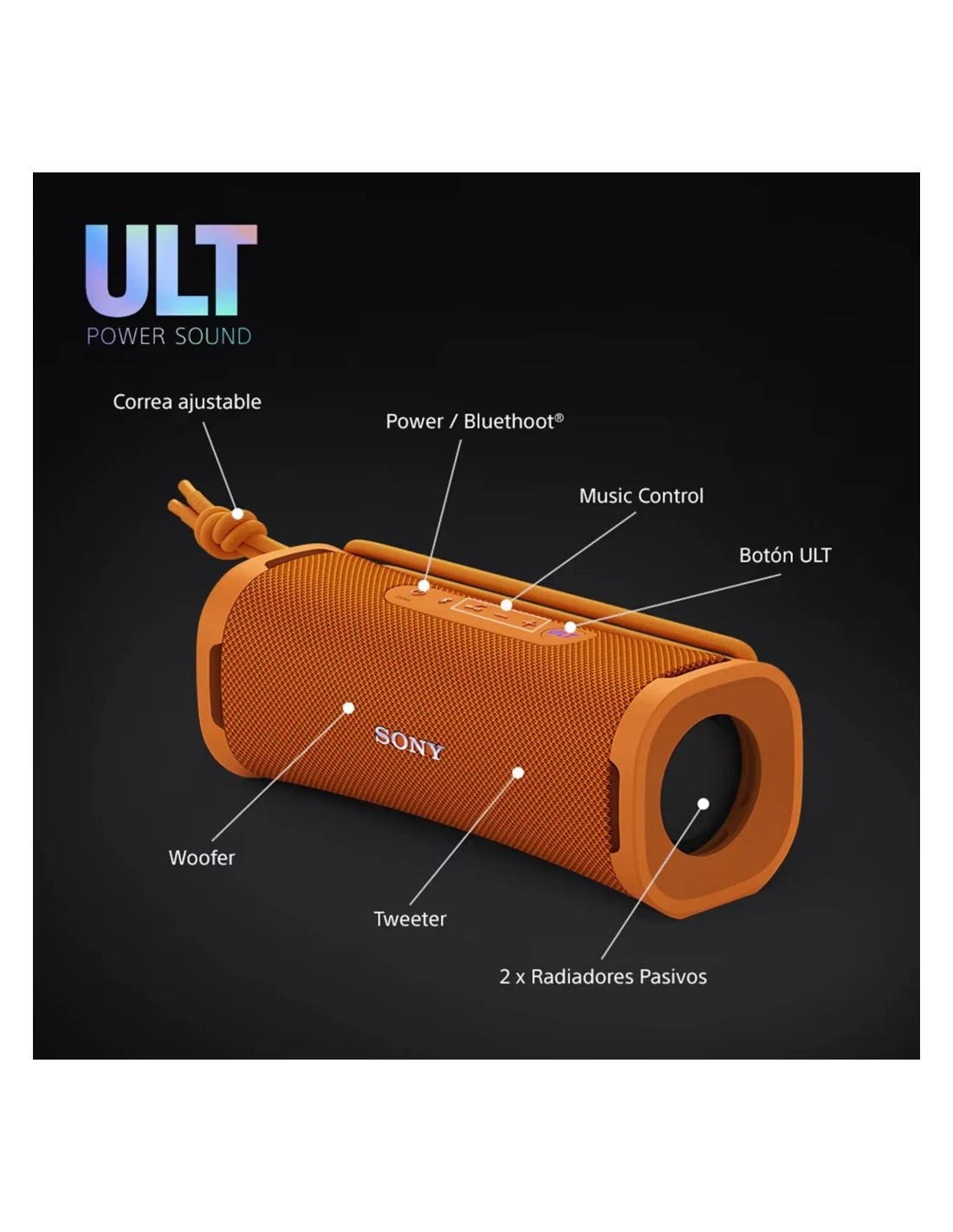 Altavoz Bluetooth Sony ULT Field 7 en Logroño