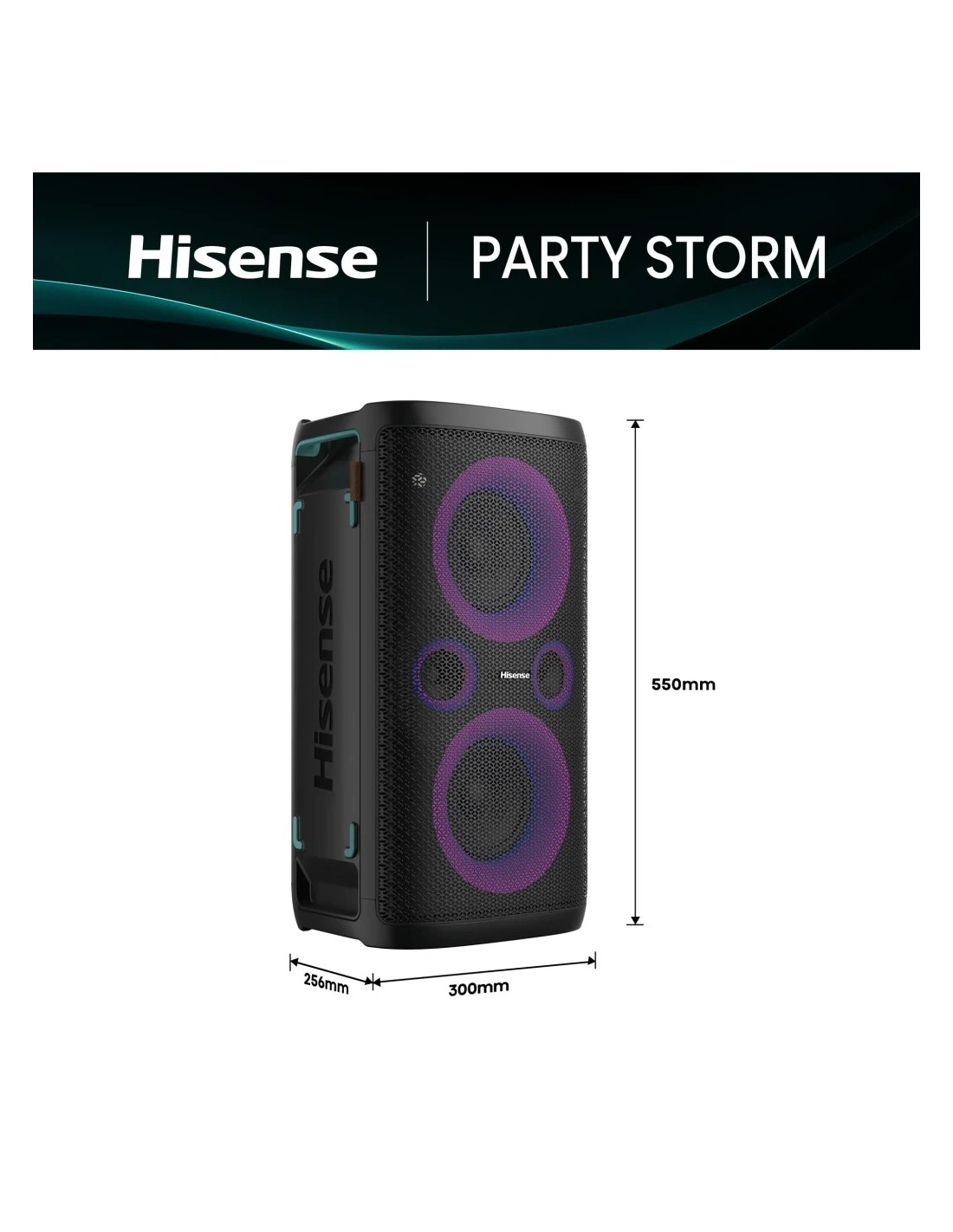Hisense Party Storm radio FM en Logroño