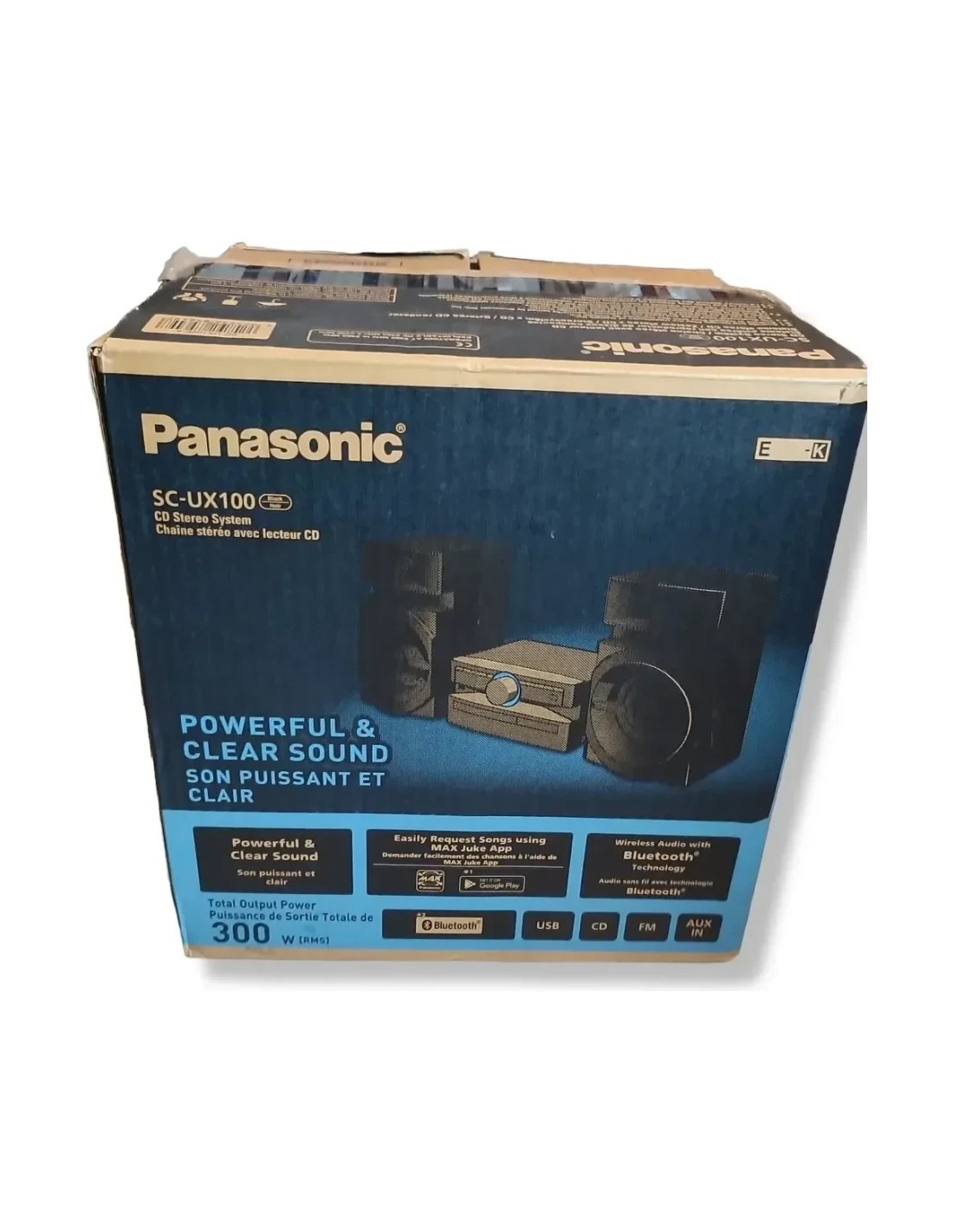 Panasonic SC-UX100E-K Microcadena radio FM en Logroño