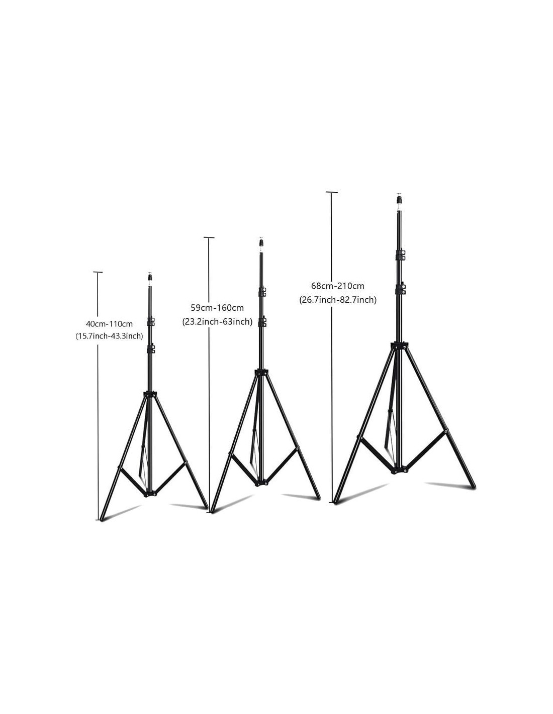 Soporte Trípode de Suelo para Proyectores/Móviles/Cámaras 1.6m