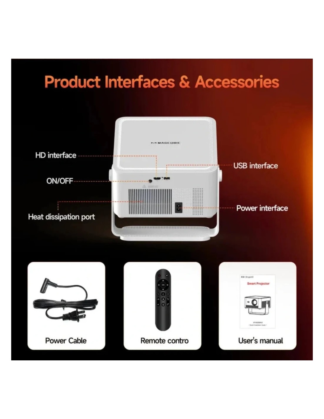 Proyector Magcubic HY450 MAX en Logroño
