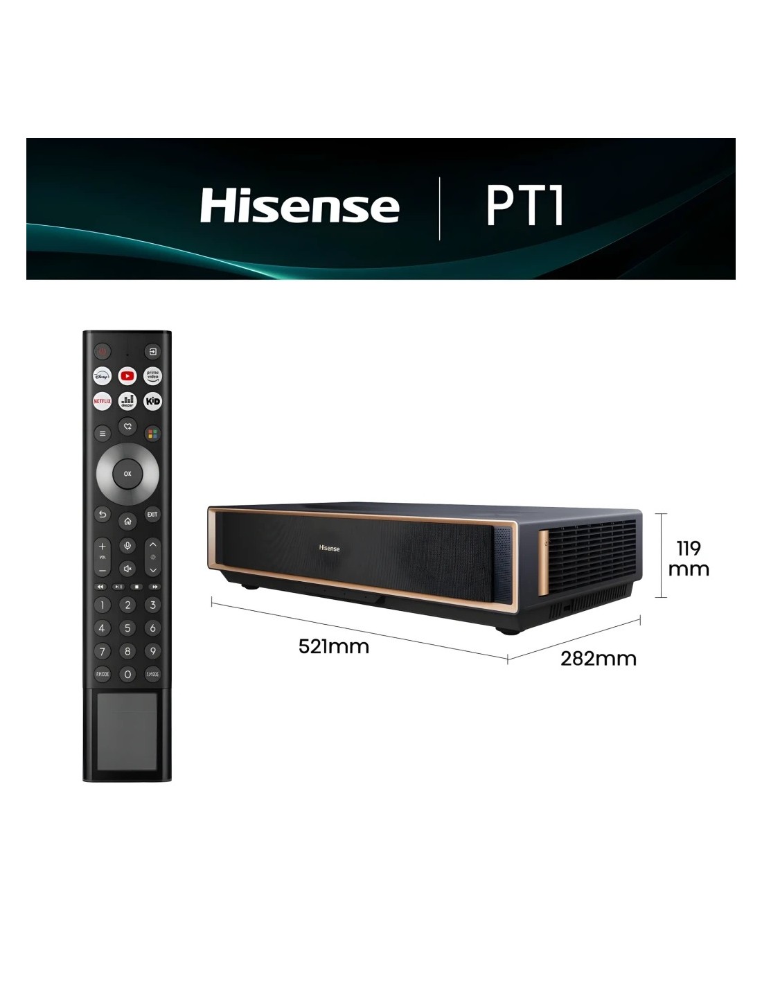 Proyector Hisense PT1 en Logroño