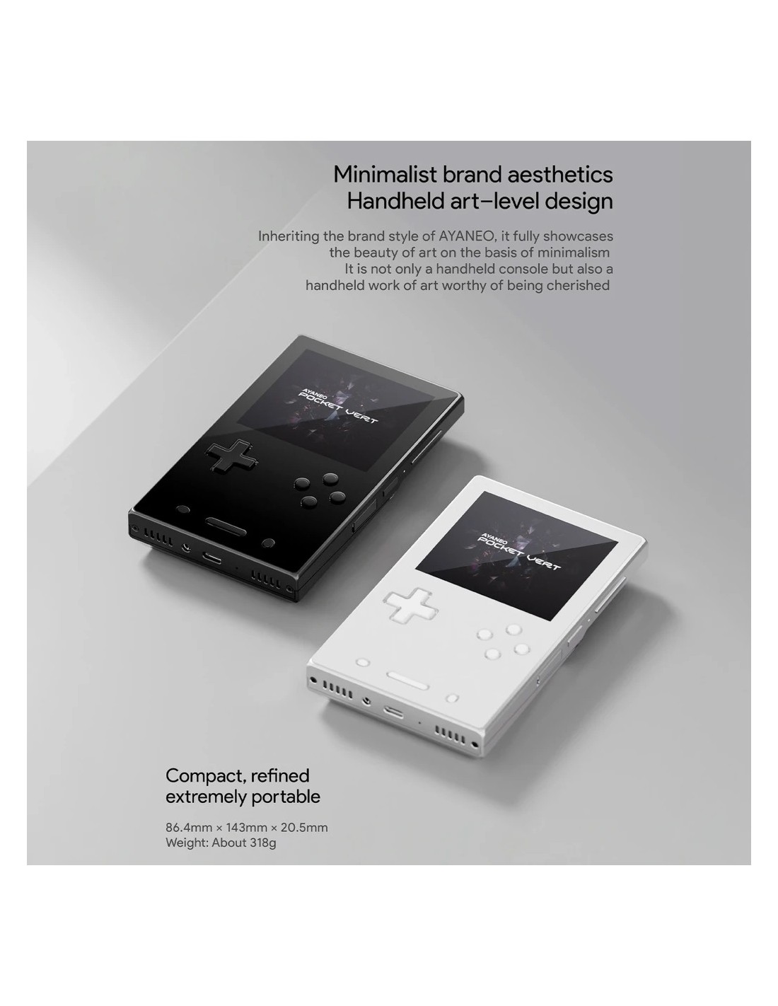 Consola portátil Ayaneo Pocket VERT 8GB/128GB en Logroño