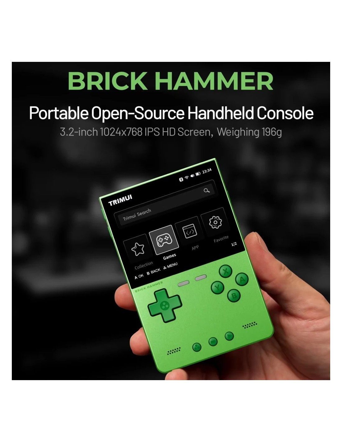 Consola portátil Trimui Brick Hammer en Logroño