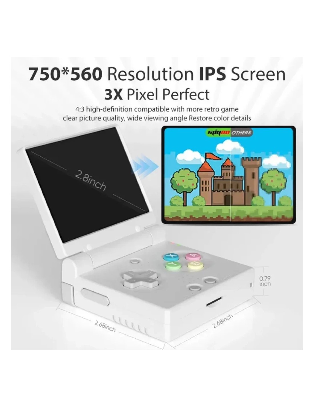 Consola portátil Miyoo Mini Flip 64GB en Logroño