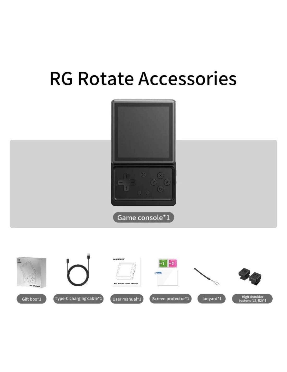 Consola portátil Anbernic RG Rotate 32GB en Logroño