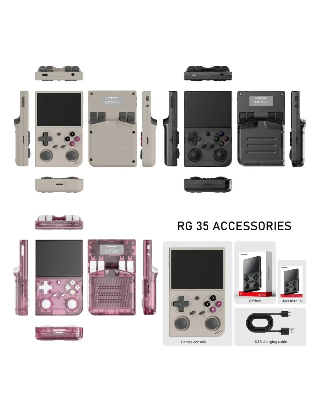 Consola portátil Anbernic RG35 1GB/32GB en Logroño