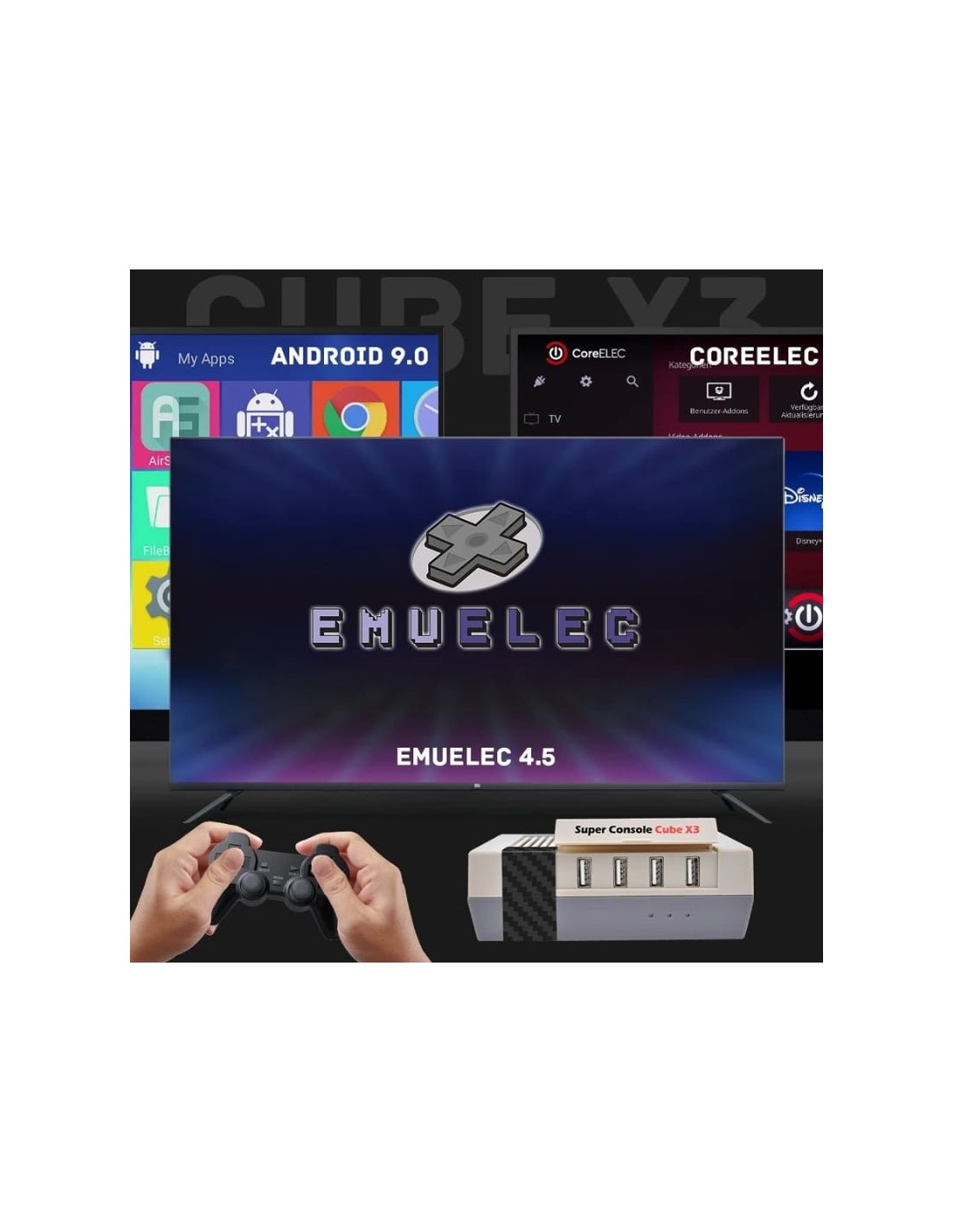 Consola retro Super Console Cube X3 Tarjeta 64GB en Logroño