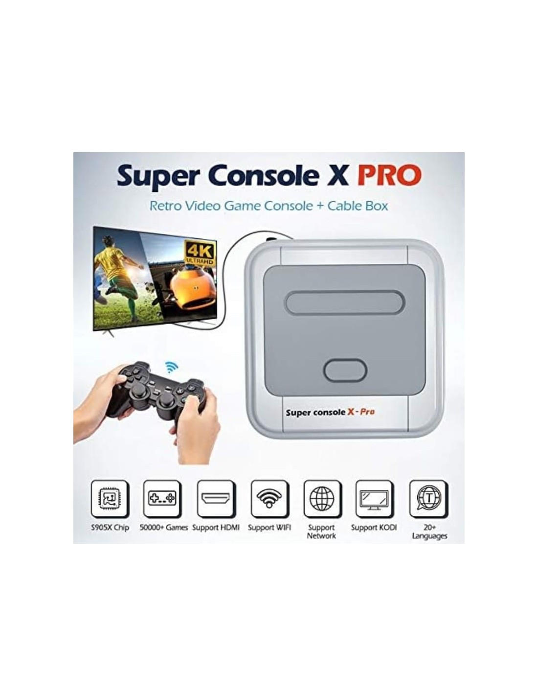 Consola retro Super Console X Pro Tarjeta 64GB en Logroño