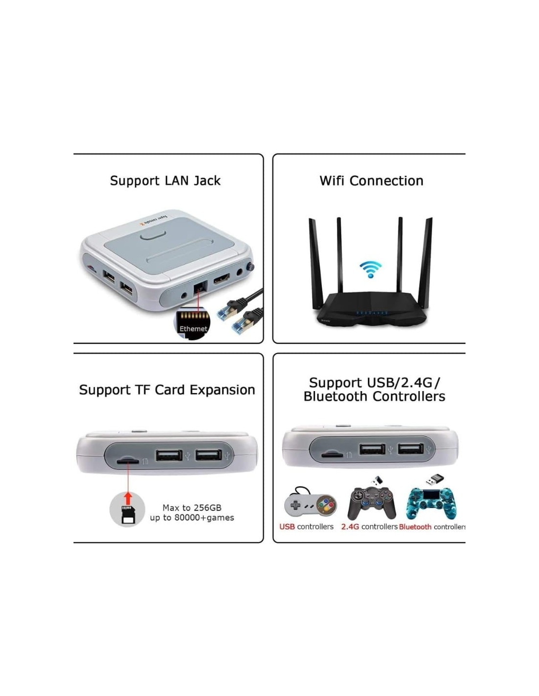 Consola retro Super Console X Pro Tarjeta 64GB en Logroño