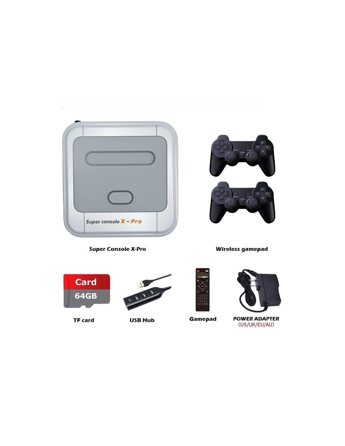 Consola retro Super Console X Pro Tarjeta 64GB en Logroño