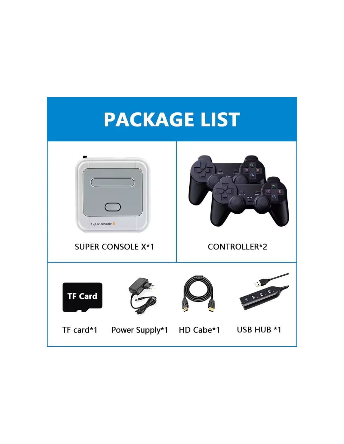 Consola retro Super Console X Tarjeta 64GB en Logroño