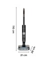 Aspirador Escoba con batería Rowenta X Clean 7 GZ5736E0 Autonomía 50 M