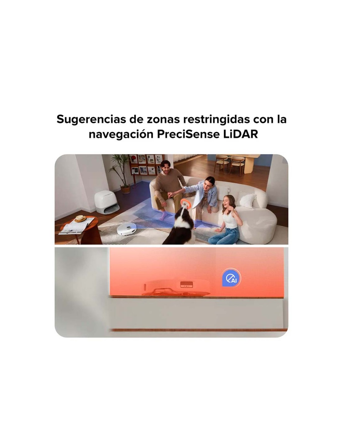 Robot aspirador Roborock Qrevo Curv en Logroño